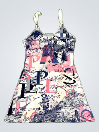 Jamina Printed Mini Slip Dress