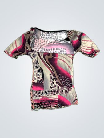 Zara Printed Animal Blouse