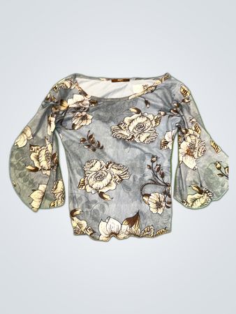 Gaharu Printed Floral Blouse