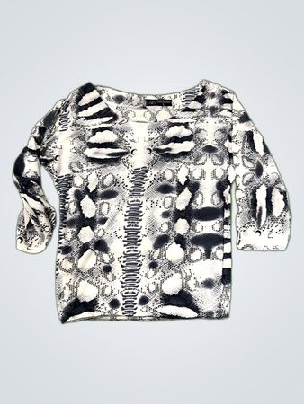 Guess Snake Print Blouse
