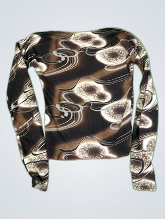 Jindasheng Printed Long-Sleeve Blouse