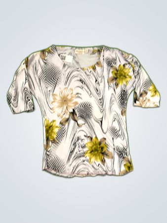 Bebe Printed Blouse