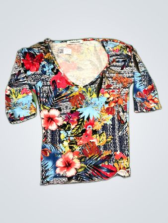 Christine Laure Printed Floral Blouse