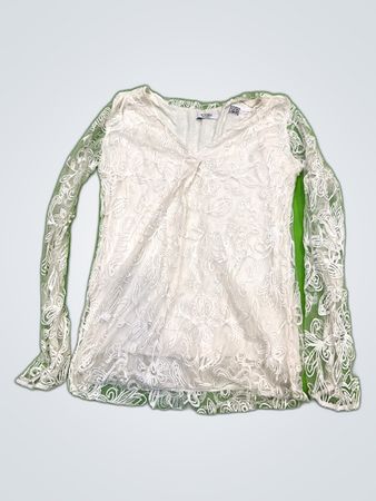 Rosemarine Sheer Lace Blouse
