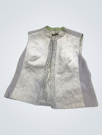 Schworm Modell Gray Suede Waistcoat