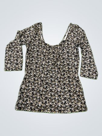 Bershka Floral Printed Blouse