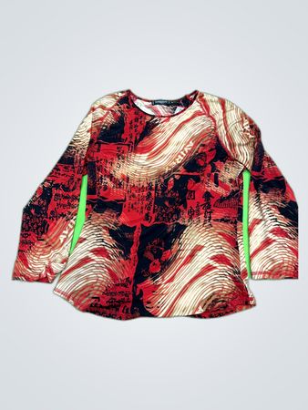 Sinequanone Printed Long-Sleeve Top