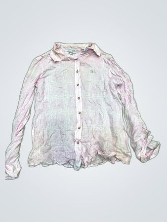 Pink Long-Sleeve Button-Down Shirt