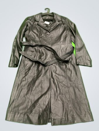 L of the Valley Leather Trench Coat