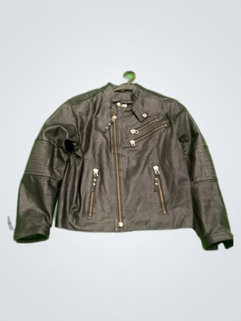 Y.O.U. Black Leather Jacket