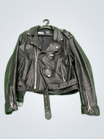 Black Leather Motorcycle Jacket