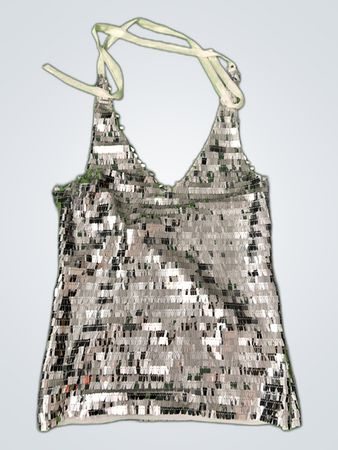 Upcycled Sequined Tank Top