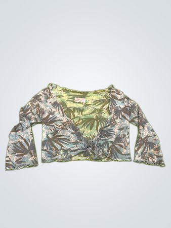 Unbranded Printed Wrap Blouse