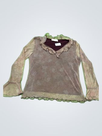 Armani Ruffle Blouse