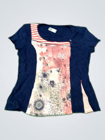 Blouse with Colorful Pattern