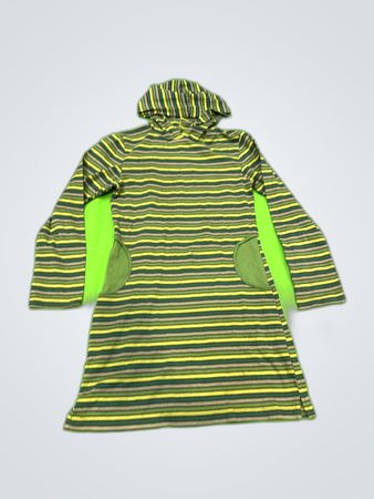 Striped Hooded Dress