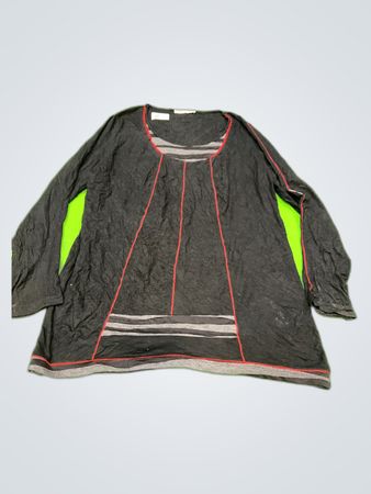 Christina Laure Black Long Sleeve Blouse