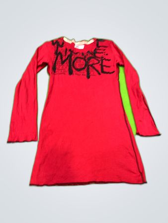 Kernstin Long Sleeve Graphic T-Shirt Dress