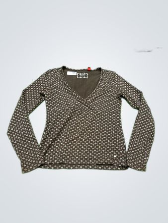 Esprit Printed Long-Sleeve Blouse