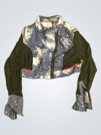 Trans Cropped Denim Jacket