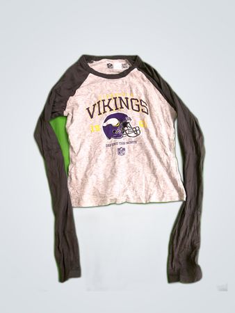 NFL Minnesota Vikings Long Sleeve Raglan Tee