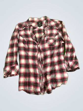 Guess Plaid Flannel Shirt