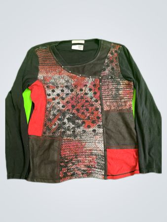 Armand Thiéry Printed Patchwork Blouse
