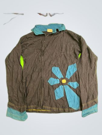 Sail Wear Crinkled Zip-Up Jacket