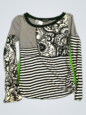 LVR Paris Printed Long Sleeve Blouse