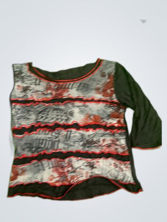Unbranded Printed Long Sleeve Blouse