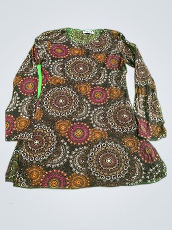 Alexander McQueen Printed Sheer Blouse