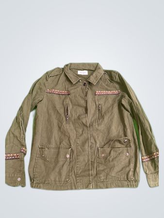 IT Hippie Olive Green Military Jacket