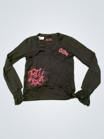 Lolita Dop Printed Wrap Blouse