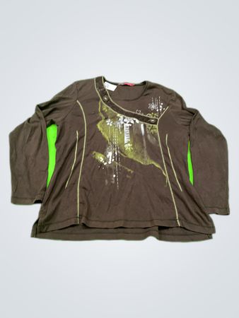 Desigual Printed Long-Sleeve Blouse