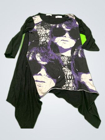 Renatto Bene Printed Long Sleeve Blouse
