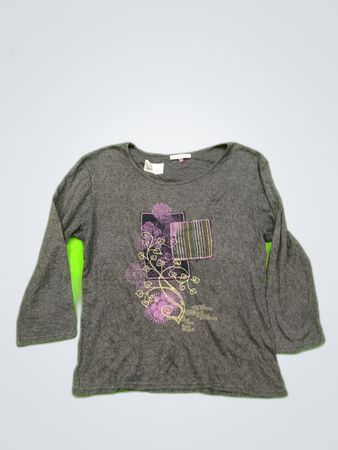 Patrice Breal Long Sleeve Printed T-Shirt