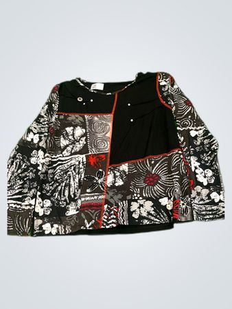 Unbranded Printed Patchwork Blouse