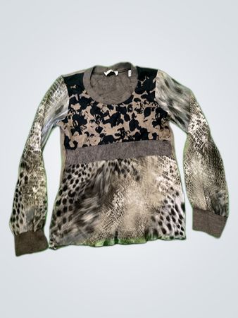 Eva Week Printed Long Sleeve Blouse