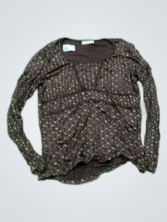 Hooray Printed Long Sleeve Blouse
