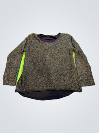 Unbranded Textured Knit Sweater with Bow Detail
