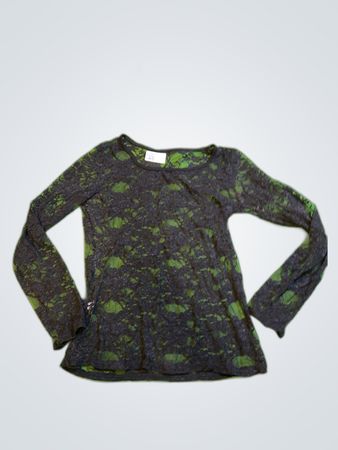 Unbranded Black Lace Long Sleeve Blouse