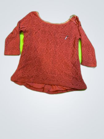 SPRINGFIELD Red Lace Top