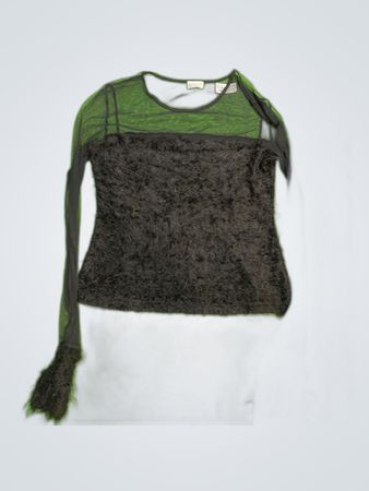 ashley brooke DESIGNERMODE Black Sheer Top