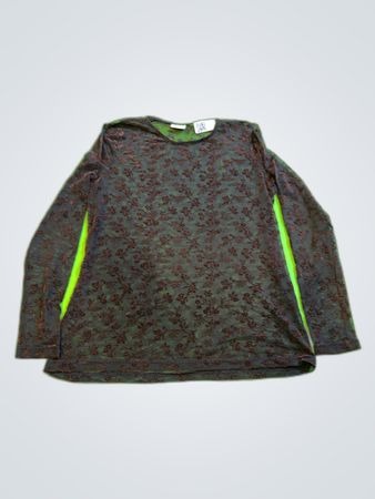 Long-Sleeve Floral Top