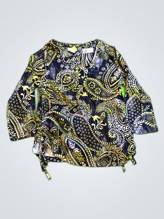 Caribbean Joe Printed Blouse
