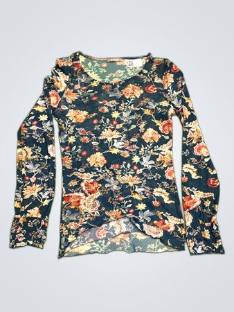Orsay Printed Floral Long Sleeve Blouse