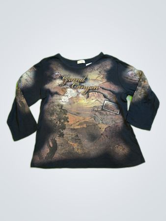 Cactus Grand Canyon Printed Long Sleeve T-Shirt