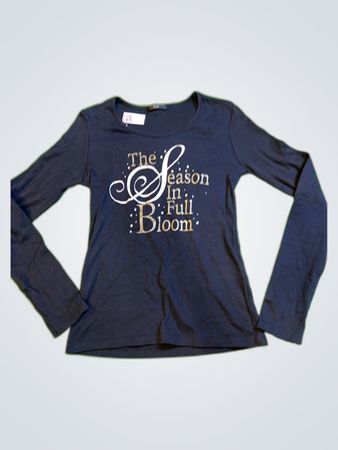bmp Long Sleeve Shirt with 'The Season In Full Bloom' Print