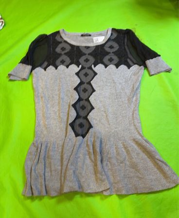 Morgan Lace Detail Knit Top