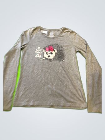 Faded Glory Long Sleeve Graphic T-Shirt